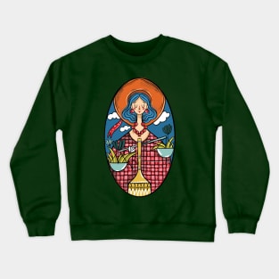 Libra Zodiac Essence: Harmony Meets Creativity Crewneck Sweatshirt